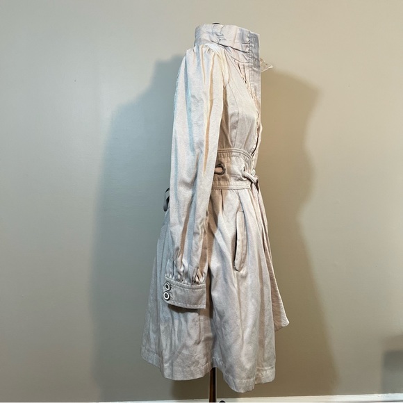 Double Zero Trench Coat With Corset Back Size M - Picture 5 of 10